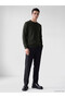 Vizyon New Season Green Crew Neck Men's Knitwear Sweater - 2