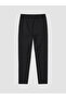 Black Slim Fit Men's Trousers - 7