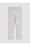 Vizyon New Season Gray Regular Fit Pleated Men's Trousers - 6