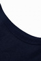 Women's Blanca Stretchy, 1X1 Thin Ribbed, Fit Cut, Cotton Undershirt Dark Blue - 4