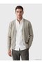 Rmz Gi̇yi̇m Farkiyla Standart Fit V Dikim Men's Knitwear Cardigan