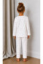 Children's Patterned Pajama Set – Long Sleeve Soft Comfortable Top and Bottom Pajama Sets - 2