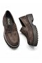 Women's Daily Loafer Light Sole Suede Material Casual Shoes-Brown Suede