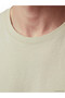 Vizyon New Season Beige Crew Neck Men's T-Shirt - 7