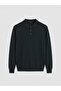 Southblue polo collar men's knit sweater - 6