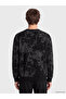 Peak New Season Black Printed Men's Thick Sweatshirt - 4
