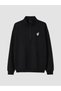 Lcw Men's Sweatshirt with Embroidered High Collar - 5
