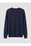 Vizyon New Season Blue V-Neck Men's Knitwear Sweater - 5