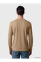 Beige Crew Neck Printed Men's Sweatshirt - 3