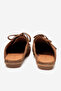 Women's Closed-Front Lace-Up Slippers Real Suede Leather Avelon Taba - 5