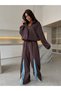 3-Piece Suit with Striped Zipper - 4