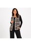 Women's Ethnic Patterned Buttoned Knitwear Vest - 2