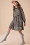 Girl's Bow-Tie Ribbed Knee-Length Socks