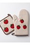 Oven Mitts Decorative Kitchen Gloves and Potholder Set Fireproof and Heat Resistant - 3