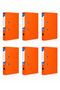12 Narrow Plastic Folders A4 Folders - 3