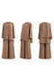 Blouse with Front Piece and Wide Leg Trousers Nile Set 965 Mink - 2
