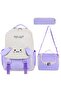 Joys Kids Convenient 3-Piece Set: Elementary School Girls' Bag, Thermal Lunch Bag, and Pencil Case