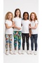 Kids' Leggings - Girls' 4-Pack Patterned Cotton Stretchy Casual & School Leggings Set (Ages 2-13) - 3