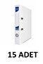 15 Pieces Narrow Plastic Folder A4 Folder