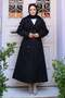 Classic Collar Long Trench Coat Black 2029 - 4