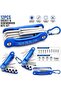 12PCS Folding Socket & Screwdriver Bits Set – Compact Multi-Tool Kit with Chrome Vanadium Steel Components, Aluminum Frame, 4 Sockets, 8 Screwdriver Bits and 1/4-Inch Adaptor for Home, Workshop, Bike - 6