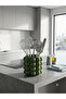 Bubble Countertop Concrete Upright Spoon Holder Organizer Leaf Green - 4