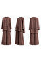 Blouse with Front Piece and Wide Leg Trousers Nile Set 965 Bitter Brown - 2