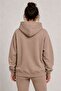 Unisex 3-Thread Hooded Plain Sweatshirt - 4