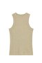 Gold Glitter Thick Ribbed Athlete's Undershirt