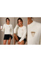Women's Brooch Detailed Beard Embroidered Sweater - 2