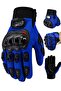 M Size Protected Motorcycle Gloves Unisex Cycling Biker Gloves Blue 113