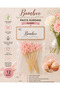 Bamboo Pink Bow Toothpicks 12 Pieces