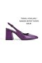 Slope Toe, Open Back, 7 cm Covered Heel, New Season - 2