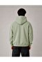 Unisex 3-Thread Hooded Plain Sweatshirt - 5