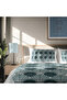 Blue Shell - Sea Shell Patterned Double Hybrid Duvet Cover Set - Without Sheets - 2