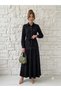 Women's Flawed Draped Shirt with Tie-Up Detail Skirt Set - 8