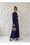 Women's Flawed Draped Shirt with Tie-Up Detail Skirt Set - 3