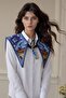 Van Gogh Cafe Terrace at Night - Luxury Shoulder Shawl with Cafe Terrace at Night Pattern - Full Collar - 2