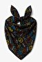 Peace Patterned 100% Cotton Unisex Square Scarf Bandana - 52X52 cm - 5