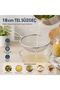 Wire Strainer 18 cm with Metal Handle and Ears - 3