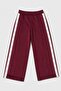 Girl's striped sweatshirt and wide-leg sweatpants set - 5
