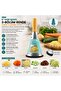 8" Steel Grater with Wooden & Bamboo Handle (Silicone Base, 3 Sections) - 3