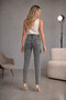 Women's Snow Black High Waist Cargo Pocket Skinny Leg Pants - 3