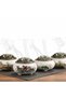Small 9cm Ceramic Incense Burner Holder with Metal Lid - Decorative Aroma Diffuser for Cone & Coil Incense - Home Decor & Meditation Gift. (White-Pink) - 7