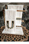 Checkered U Lettered and Striped Kitchen Towel Set of 2 (30X50) - 2