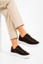 Rodas Connected Women's Genuine Leather Sports Shoes Brown Suede