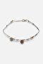 22 cm Gold Color Chain White Beaded Bijouterie Anklet 130696