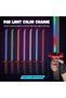 Sword Dazzling Spray- Big-80CM Long-LED Light-Up Katana with Realistic Smoke & Sound Effects – Type-C Rechargeable Neon Battle Toy for Cosplay, Halloween Costumes, & Gaming Display(Red) - 7