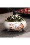 Generic Small 9cm Ceramic Incense Burner Holder with Metal Lid - Decorative Aroma Diffuser for Cone & Coil Incense - Home Decor & Meditation Gift.