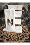 Checkered Letter N and Striped Kitchen Towel Set of 2 (30X50) - 4